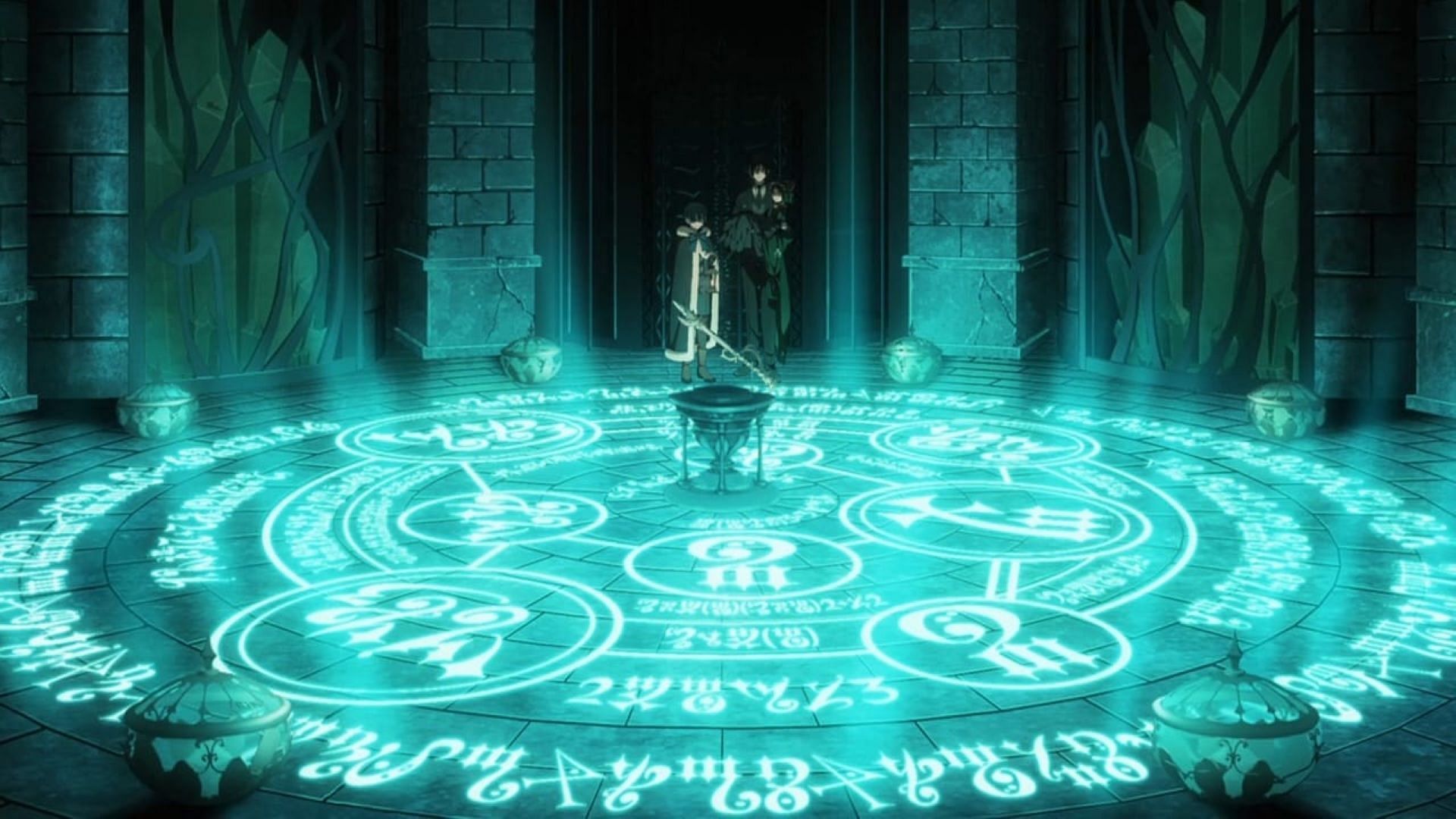 The basement, as seen in the episode (Image via Cloverworks)